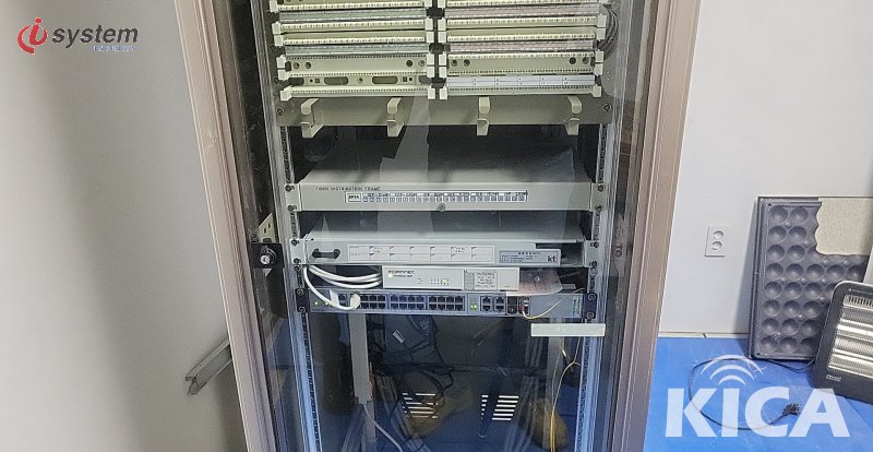 주차장 CCTV 통신선 준비