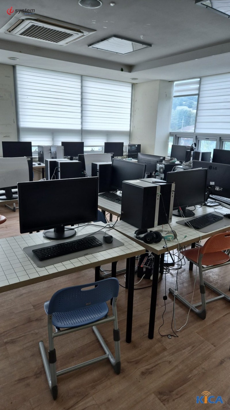 학원 랜공사 견적 전 현장 조사 — 통신랙·교실 AP·110블록 점검 순서