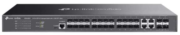 TP-Link Omada TL-SG3428XF 광 SFP 전용 24포트 L2 스위치